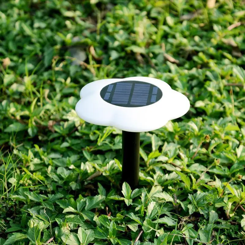 Наружный водонепроницаемый цветной светодиодный светильник на солнечной