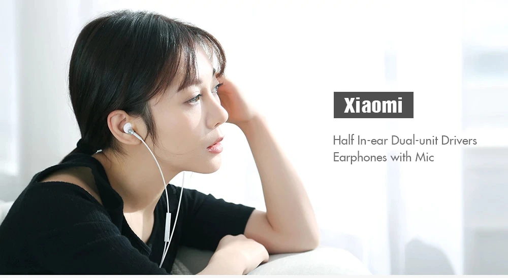 Xiaomi mi двойной блок половина наушники-вкладыши hones 3,5 мм провода управления Наушники для хiaomi для mi A1 красный mi 5 Plus смартфон