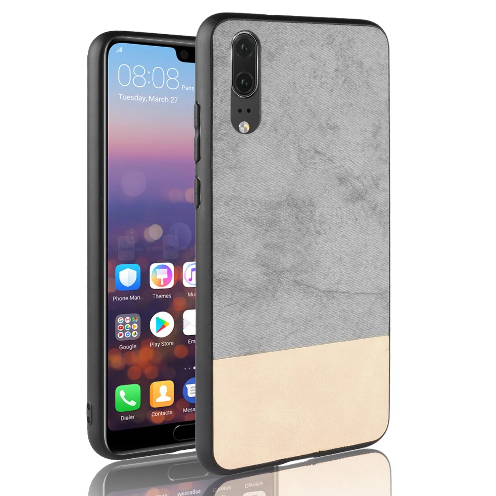 Luxury Mix Color Jean Leather Case for Huawei P20 Pro Cover P30 P10 Lite Mate 20 10 Nova 3 4 Honor 9 7A 7C 8X Phone |