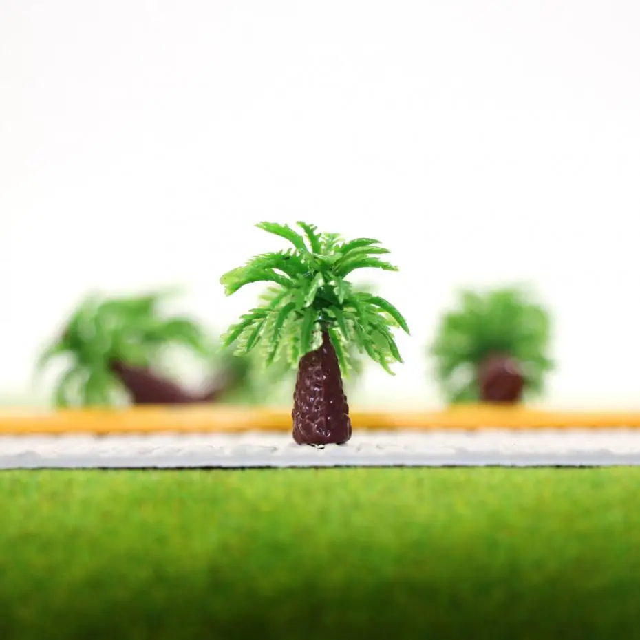 20 штук с фокусным расстоянием 25 мм-50 мм модель пальмы саго цикас макет поезда