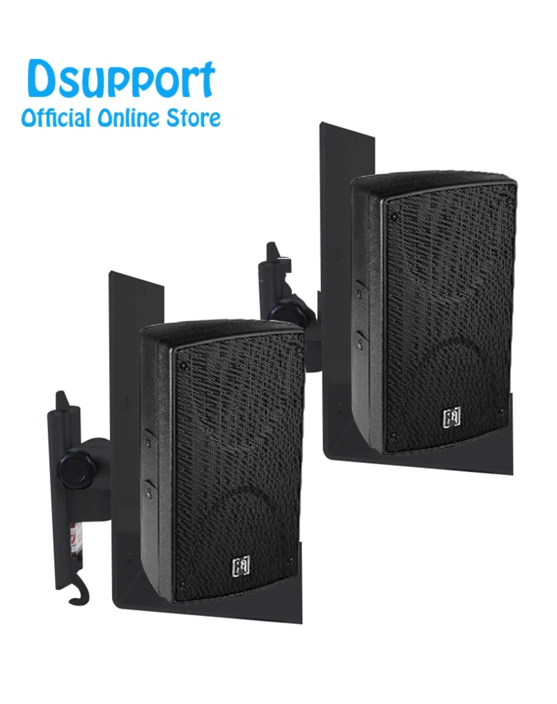 Алюминиевый настенный держатель для колонок с наклоном и поворотом, крепление аудио на подвесную консоль, быстрая и простая установка, поддержка стойки S01