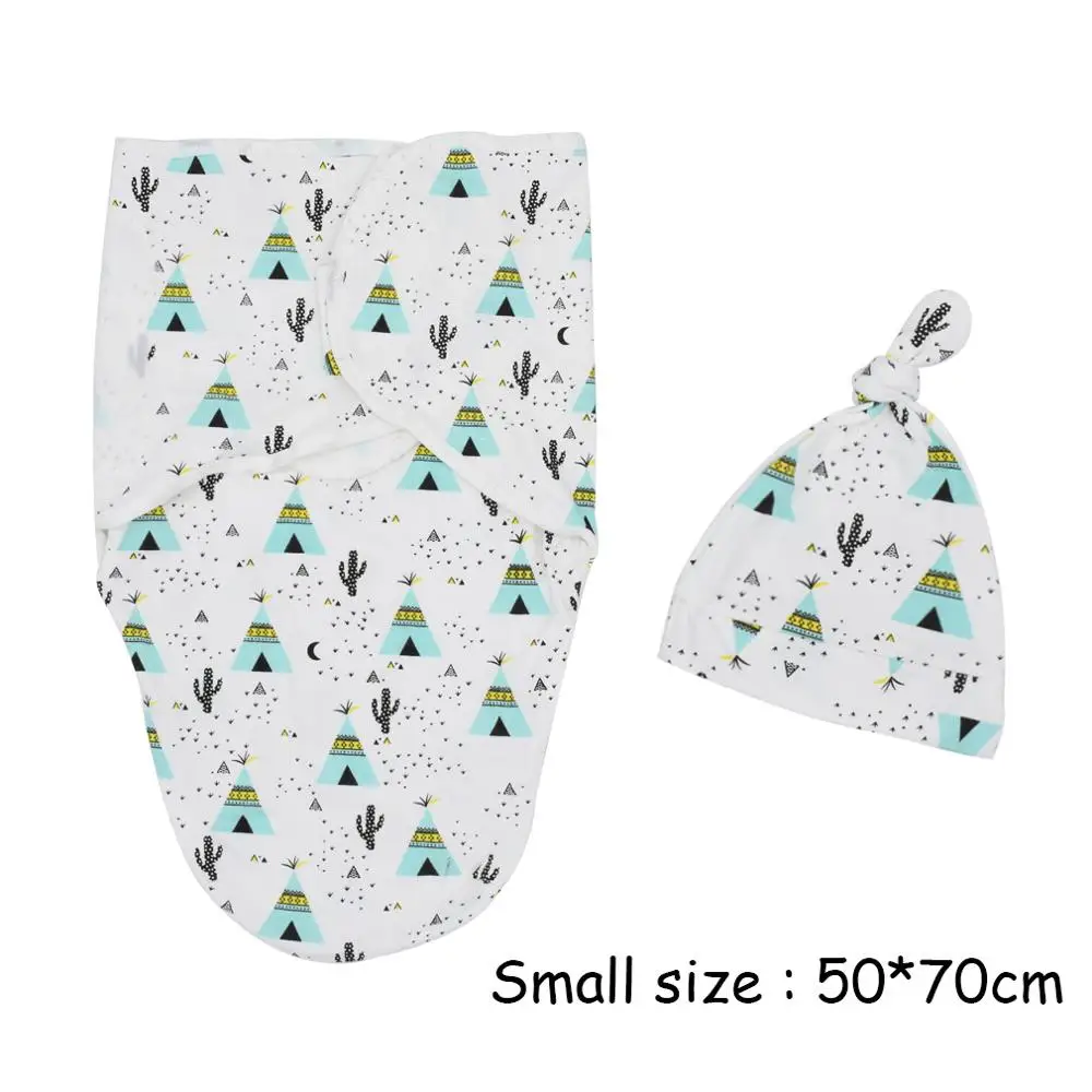 Tent S 2 шт./компл. одеяло для грудничков из муслина для подгузников хлопок младенческой новорожденных тонкие детские Обёрточная бумага конверт пеленки Swaddleme спальный мешок, спальный мешок - Цвет: Tent S