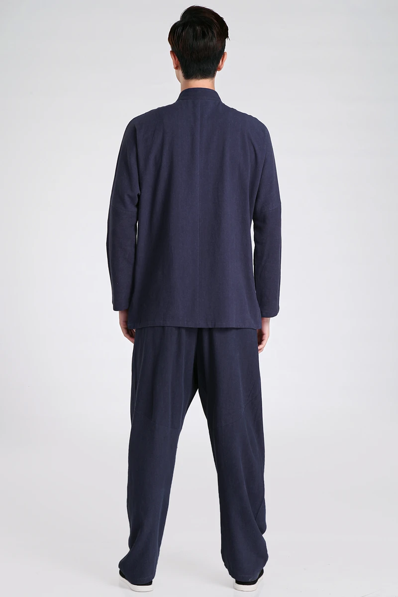 Китайские мужские брюки кунг-фу высококачественные хлопковые льняные