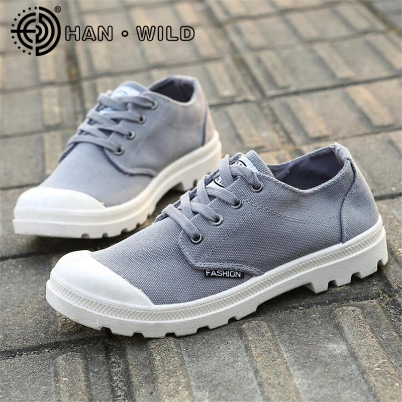 

Spring Autumn Comfortable Casual Shoes Mens Canvas Shoes New Arrival Low Top Men Lace-Up Flats Outdoor Brand Canvas Shoes Men