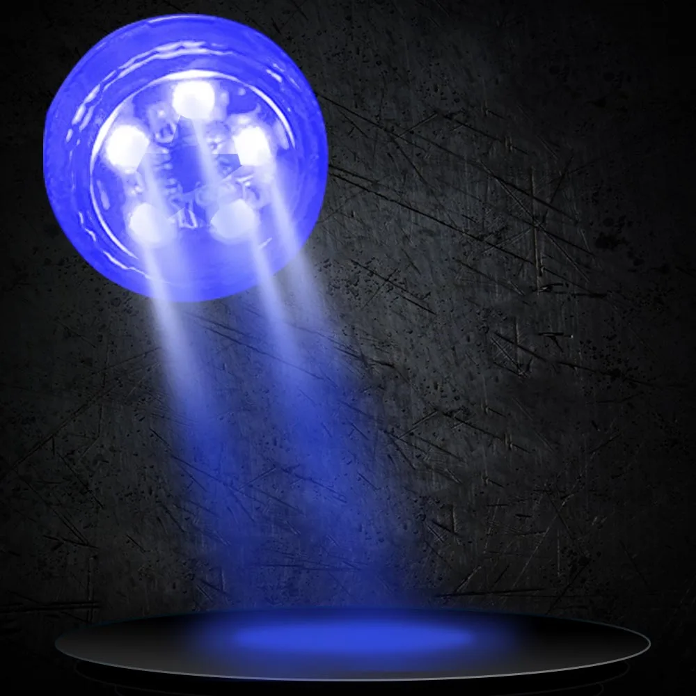 1pc 5LEDs Blue Беспроводной светодиодный Предупреждение льный фонарь для открывания двери автомобиля, магнитная вспышка, стробоскоп, сигнальные огни, 3/5 светодиодный s Красный, защита от столкновения сзади - Испускаемый цвет: 1pc 5LEDs Blue