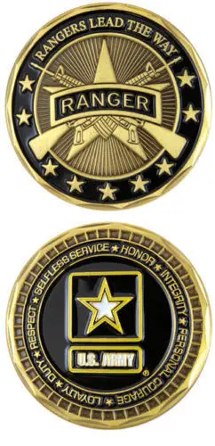 

High quality Custom coins low price U.S. Rangers Lead the Way Ranger Challenge Coin hot sales usa coins military