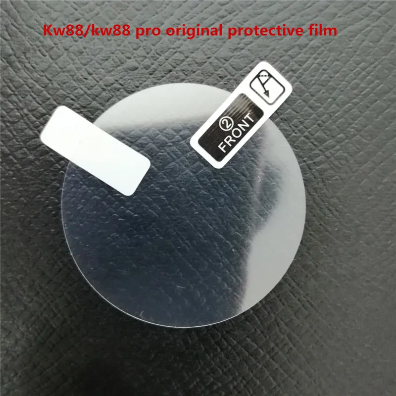 Protective film Ремни для смарт-часов KW88 силиконовый ремешок высокого качества KW88 Pro батарея - Цвет: Protective film