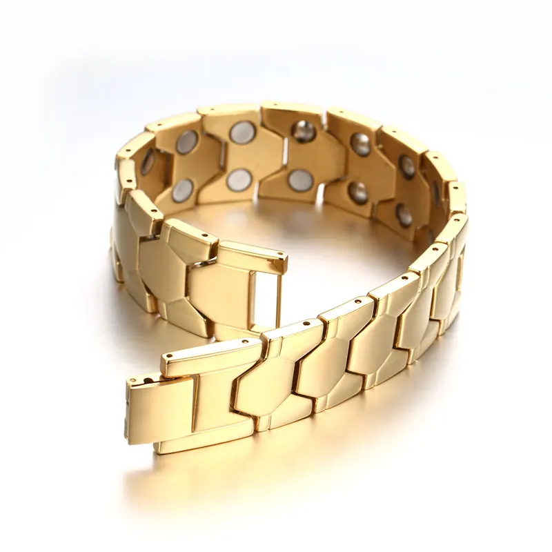 Мужские браслеты из нержавеющей стали терапевтический браслет для мужчин