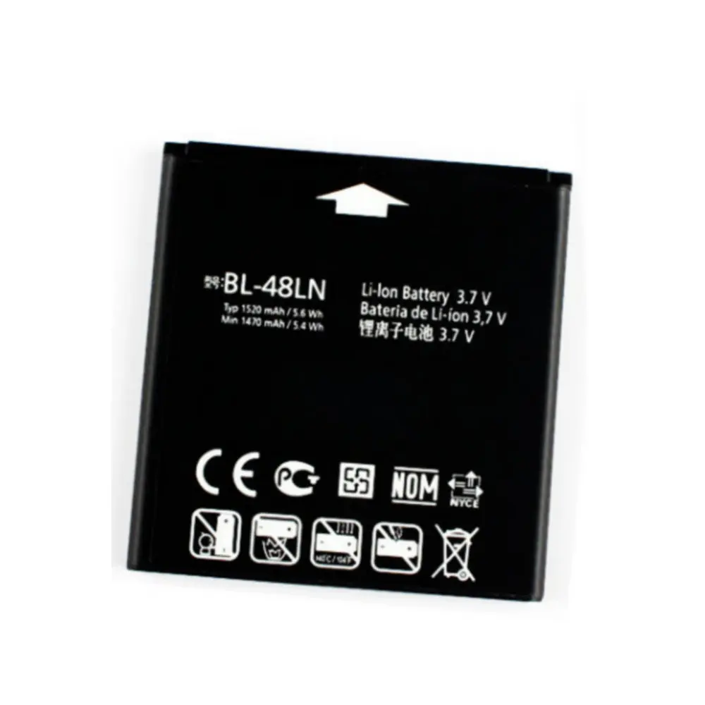 Высокое качество Замена батареи 1520mAh BL-48LN для LG Optimus 3D MAX P720 P725 Elite LS696 myTouch Q C800 SU870