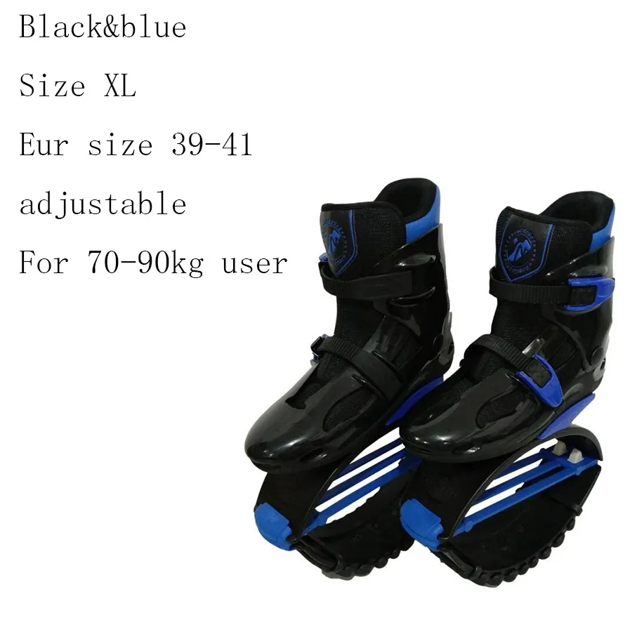 Black blue XL Обувь для прыжков с кенгуру; обувь для похудения; спортивная обувь для фитнеса; Saltar; Тонизирующая обувь; кроссовки на танкетке для женщин и мужчин - Цвет: Black blue XL