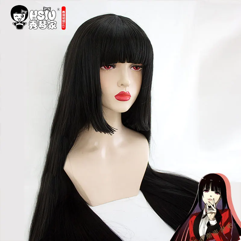 HSIU yumeko jabami косплей парик kakegurui костюм играть парики Хэллоуин костюмы волос