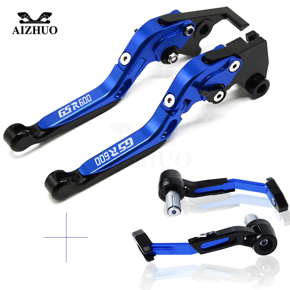Motorcycle Adjustable Foldable Brake Clutch Levers And Hand Guard For SUZUKI GSR600 GSR 600 2006 2007 2008 2009 2010 2011 | Автомобили и
