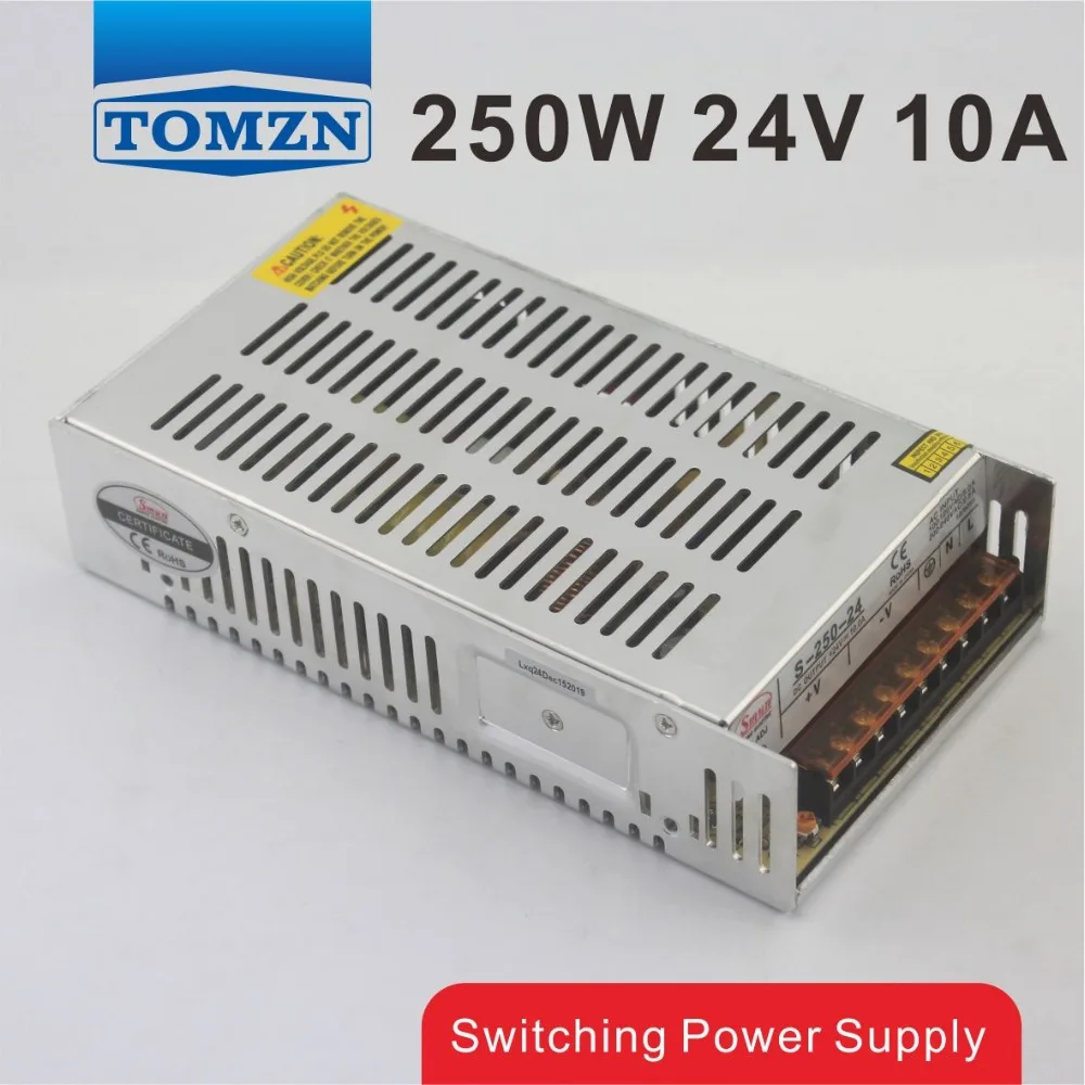 

250W 24V 10A Single Output Switching power supply for LED Strip light AC to DC