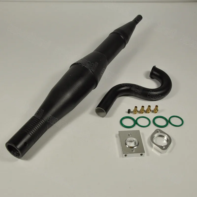 450mm Accelerating Tube Resonator Pipe with Silencer Harmonic Tremor For 23CC-30CC Marine Boat | Игрушки и хобби