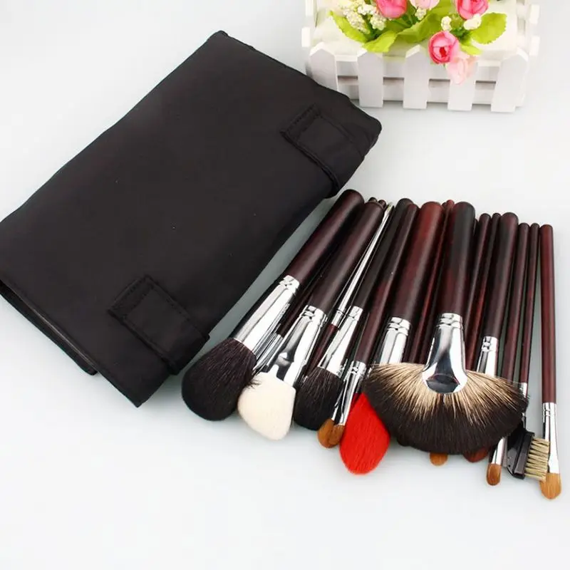 22pcs cosmetic brushes High-end animal hair makeup brush set kolinsky hair copper collar makeup tools