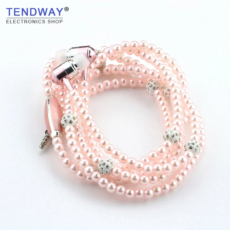 Tendway ювелирные изделия жемчужное ожерелье магнитные наушники вкладыши с