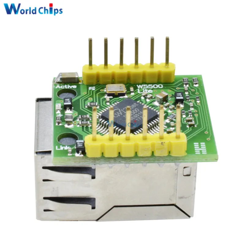 1 шт. ENC28J60 чип W5500 новый преобразователь SPI в LAN/ Ethernet TCP/IP мод|Интегральные схемы| |