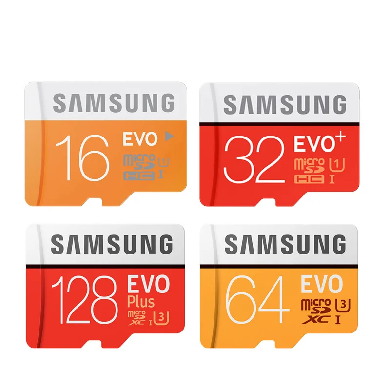 Карта памяти SAMSUNG класс 10 флэш TF Micro SD карта U3/U1 4K 256 ГБ 128 Гб 64 32 16 100 МБ/с./с Microsd для