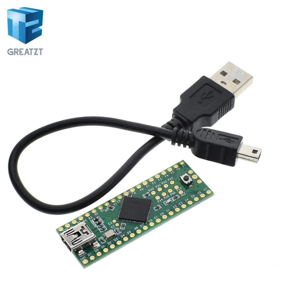 GREATZT Teensy 2 0 + USB AVR макетная плата ISP U диск клавиатура мышь Экспериментальная AT90USB1286