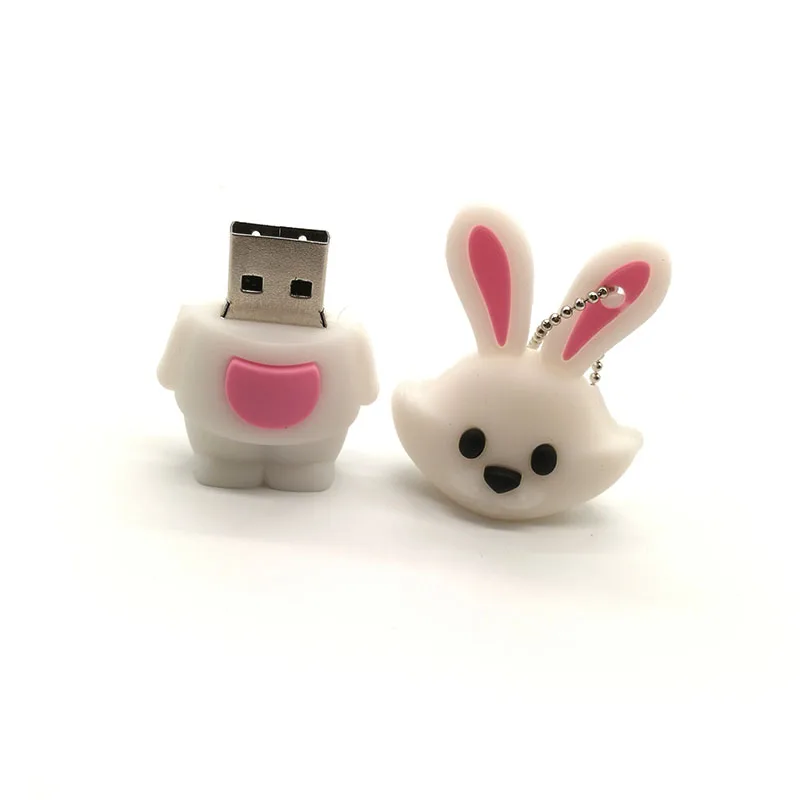 Usb флеш-накопитель с мультяшным Кроликом 64 ГБ 32 16 8 4 Гб | Компьютеры и офис