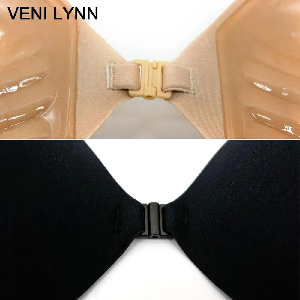 VENI LYNN 3 см толстый сексуальный мягкий женский топ без бретелей самоклеющийся в