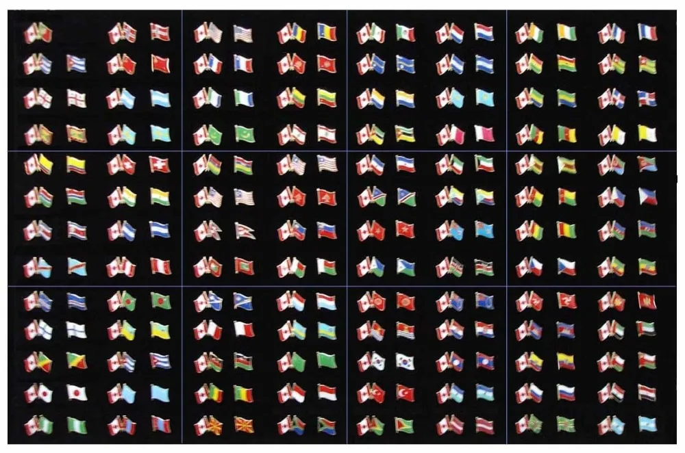 Булавка с флагом СССР/булавка безопасности кнопкой бабочкой железная латунная