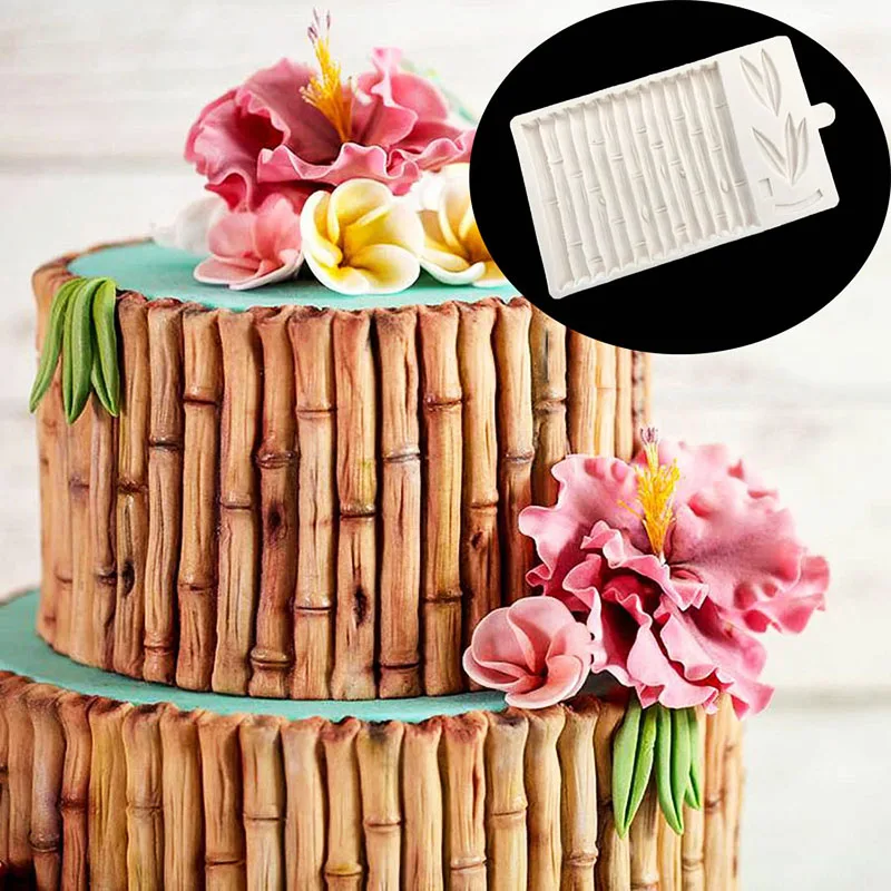 Бамбуковая силиконовая форма для помадки инструменты украшения торта