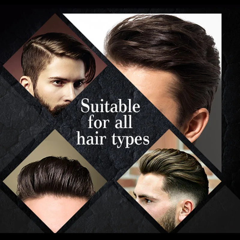 Глиняный гель для укладки волос мужчин 80 г сильная фиксация причесок матовый