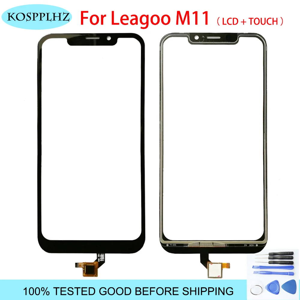 Оригинальный Новый сенсорный экран Leagoo m11 2019 сенсорная панель объектив в сборе 6 18