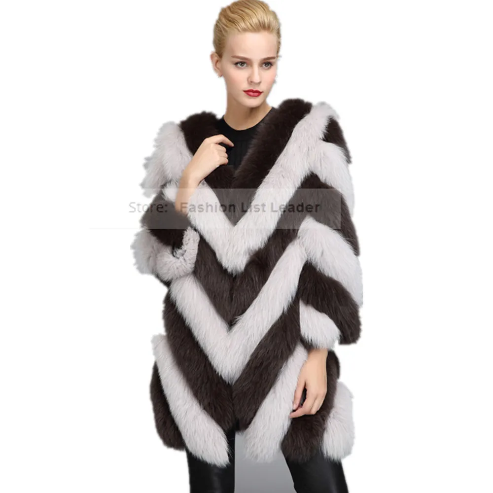 1 S-3XL размера плюс зимняя новая модная брендовая куртка из искусственного лисьего меха Женская Теплая стеганая Толстая Шуба из искусственного меха wj987 - Цвет: 1