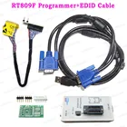 RT809F ISP универсальный USB программаторRT809 lcd EMMC-программирование Nand FLASH программатор с кабелем EDID