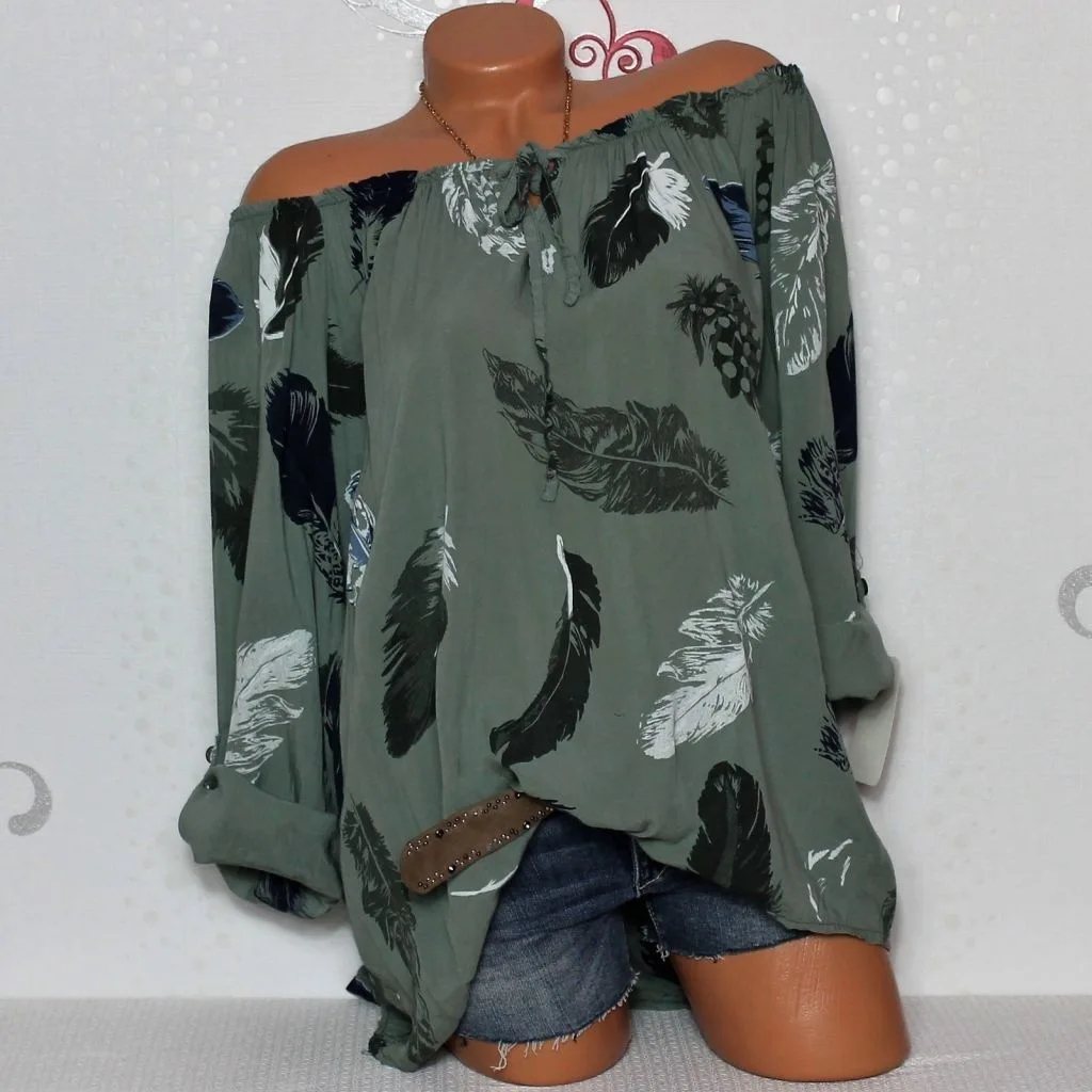 5XL плюс Большие размеры женские блузки летние топы Новые сланцы шеи свободна
