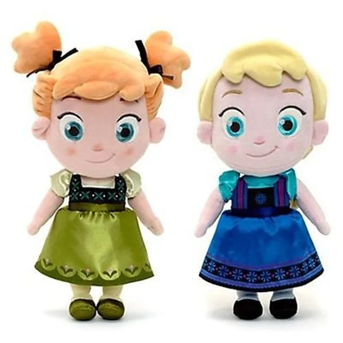 Frozen Movie Elsa & Anna Princess Olaf & Fire lizard Fever Plush Figure Toys images - 6