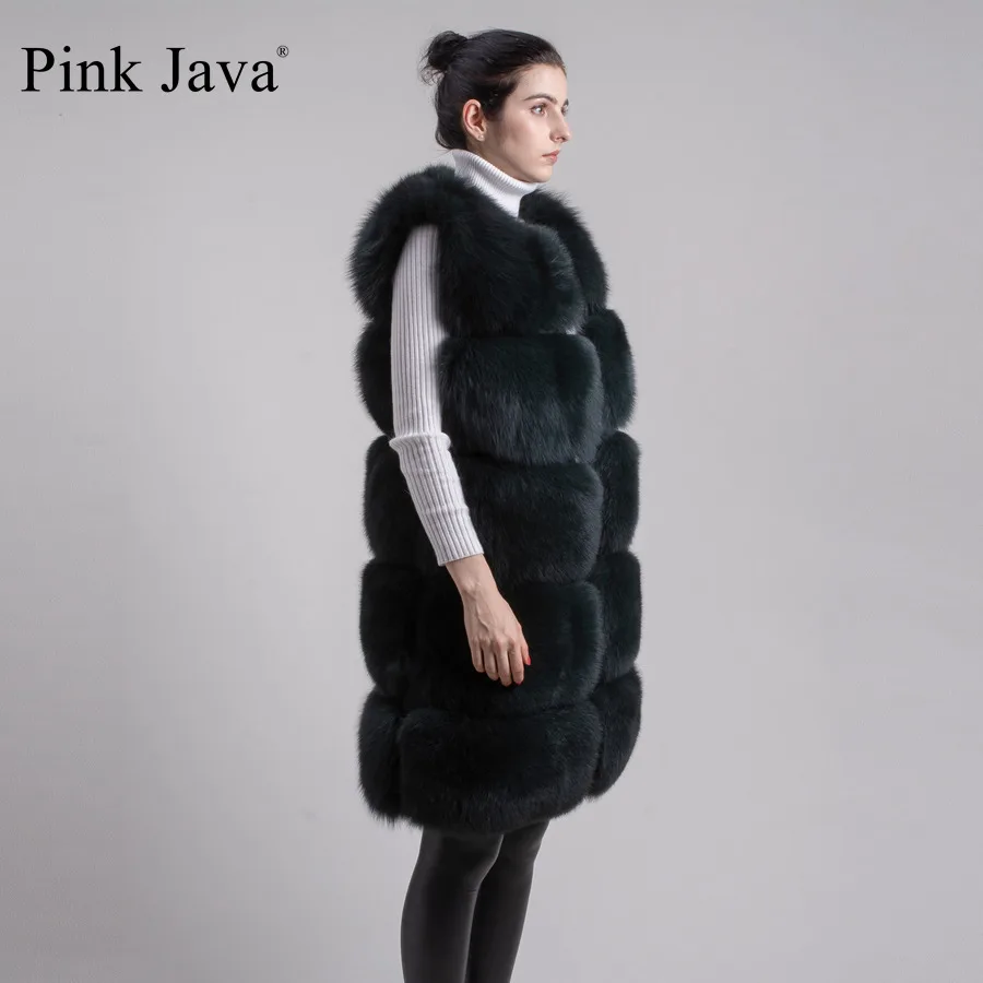 Новое поступление 2016 высокое качество розовый java QC8034 Длинный жилет из