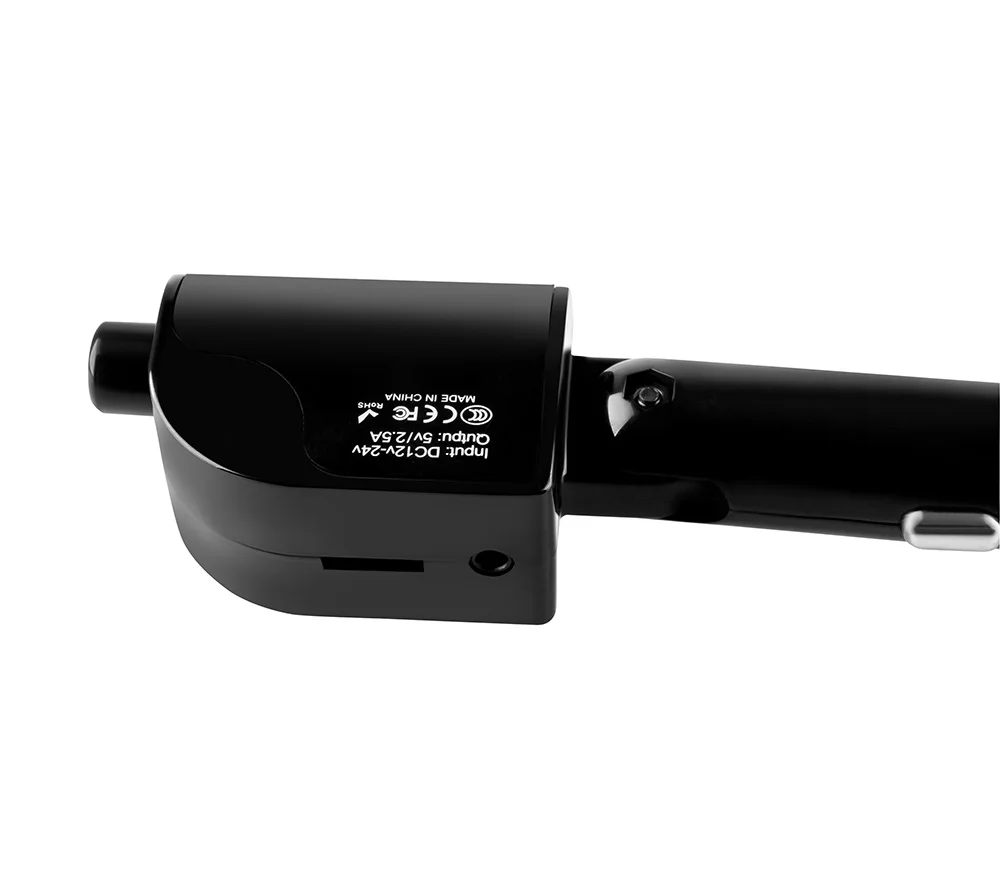 Onever поворотный Bluetooth автомобильный набор, свободные руки, FM передатчик MP3 плеер FM модулятор с 2.5A двойной зарядное устройство USB Поддержка TF-карты/U диск