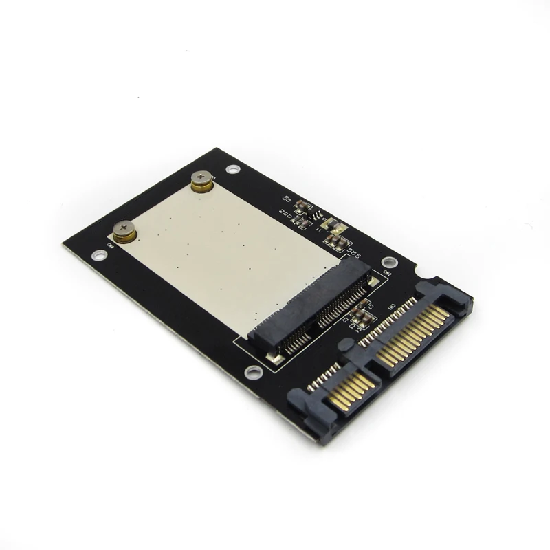 Новый 50 мм Маленькая плата mSATA SSD до 2 5 &quotSATA диск конвертер адаптер для Windows2000/XP/7/8/10