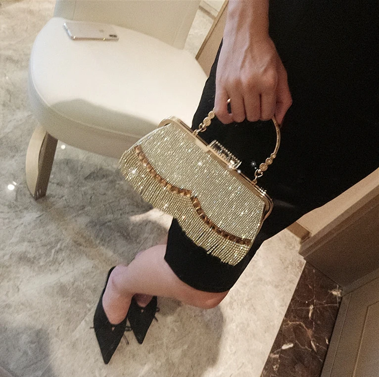 Роскошная сумка ретро вечерняя сумочка BS010 для женщин Кристалл Сумочки клатчи