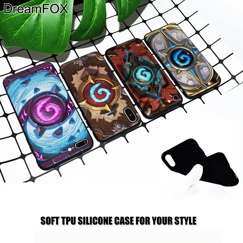 M236 Hearthstone Heroes Черный силиконовый чехол для Apple iPhone 11 Pro XR XS Max X 8 7 6 6S Plus 5 5S 5G SE |