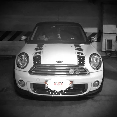 Декоративная наклейка на автомобильный капот в виде ремня для Mini Cooper R50 R52 R53 R55 R56