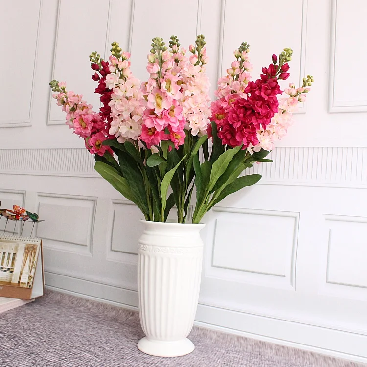 80 см длинные фиолетовые шелковые искусственные цветы орхидеи украшения для дома