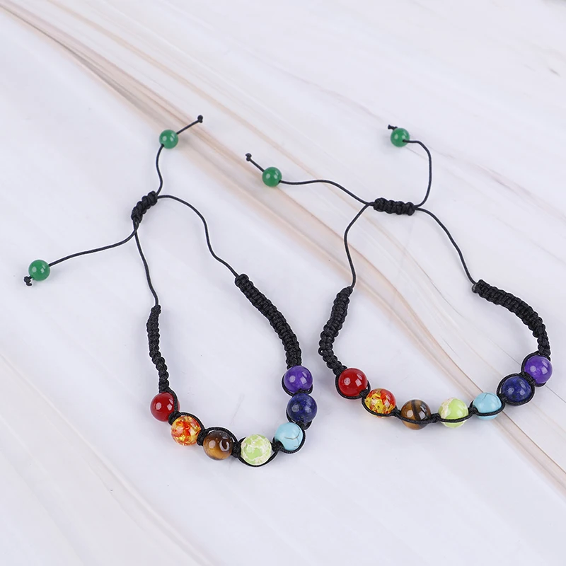 

Adjustable Yoga Bracelet For WomenChakra Bracelet Men Healing Balance Beads Reiki Buddha Prayer Natural Stone