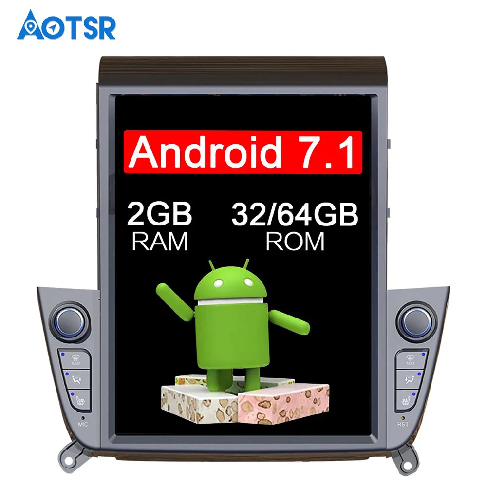 

Tesla style Android 7.1 Car GPS Navigation For Hyundai IX35 2018 2019 1 din Radio Screen multimedia Headunit stereo Auto Radio