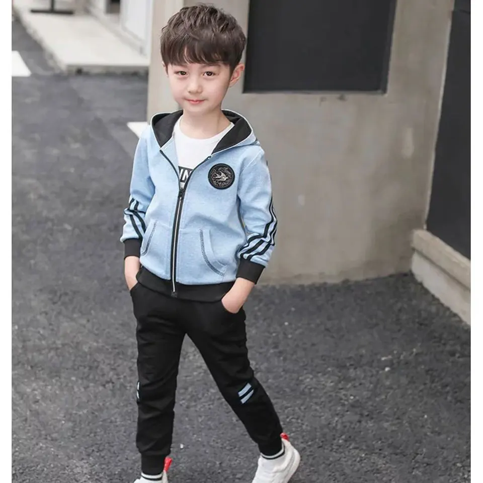 Новинка 2018 детская одежда для подростков комплекты одежды маленьких мальчиков 4