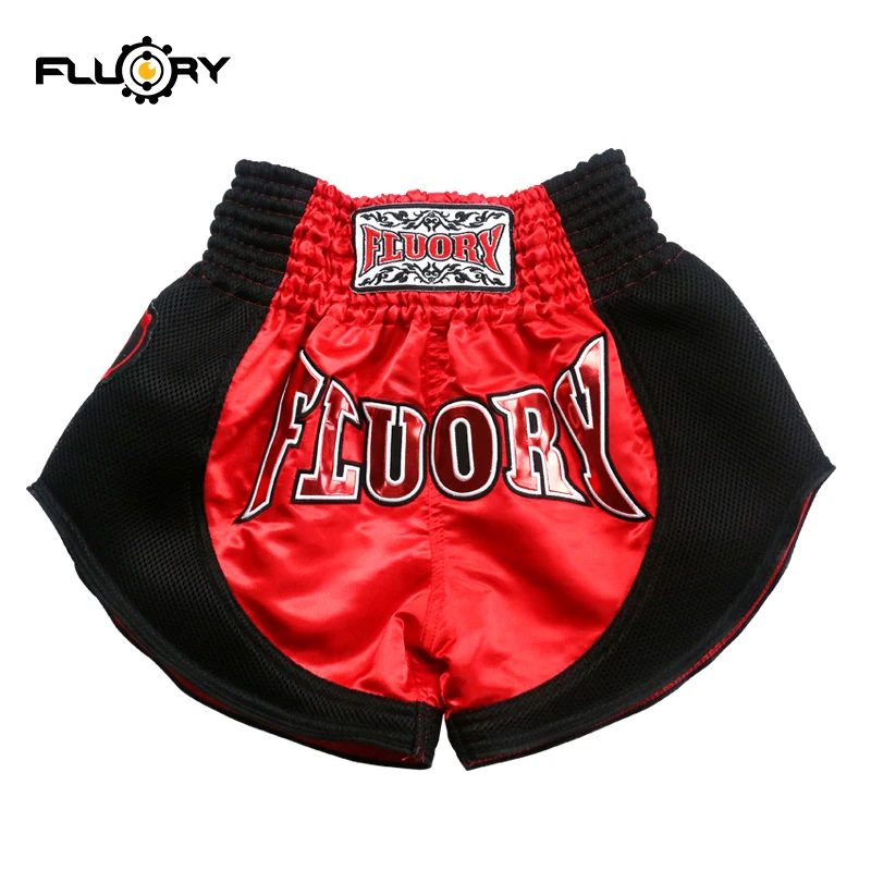 Fluory Ретро Вышивка Патчи Шорты 100% полиэстер Школа одежда Штаны унисекс mma