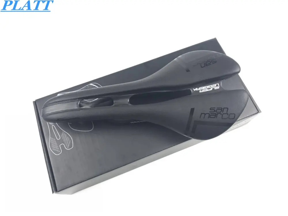 Сливовый Новинка mtb углеродное седло PLATT Марко полностью кожаные мягкие selle ciclismo высококачественные детали для велосипеда велосипедное седло 116 г - Цвет: Сливовый