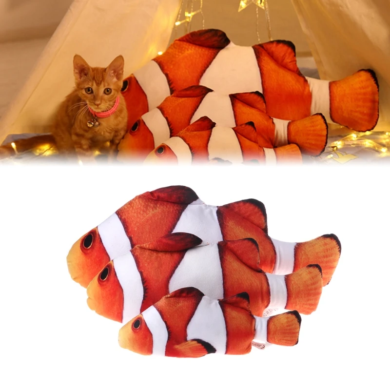 Котенок жевательный укус играть кошачья ловушка Карп рыбы форма кошка игрушки
