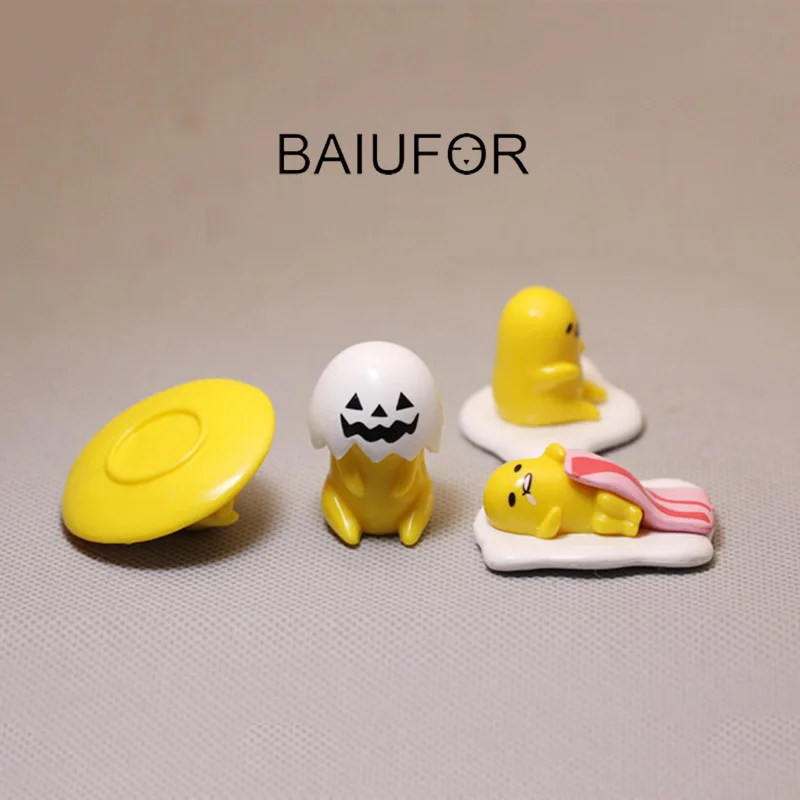 Baiufor миниатюры и фигурки милый мультфильм яйцо эльф мини сад Декор автомобилей