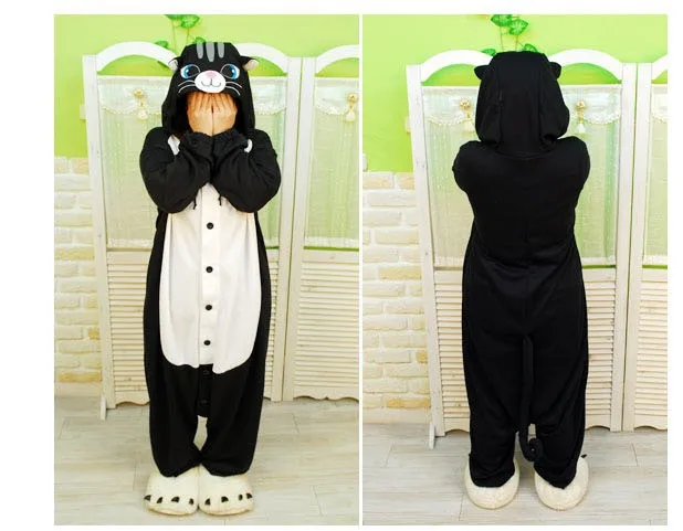 Бесплатная доставка животное черная кошка Костюмы для косплея Одна деталь с