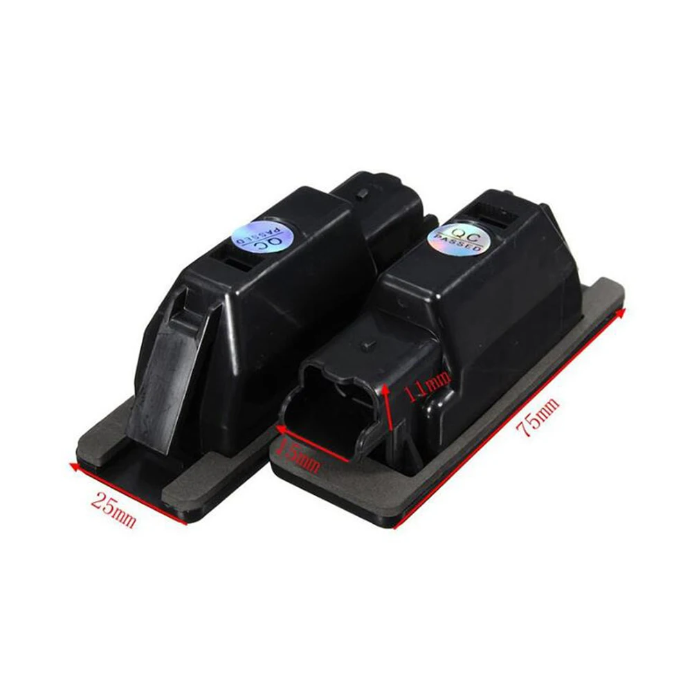 2 шт. Автомобильные светодиодные подсветки для номерного знака 12 В Peugeot 207 307 308 CC 3008