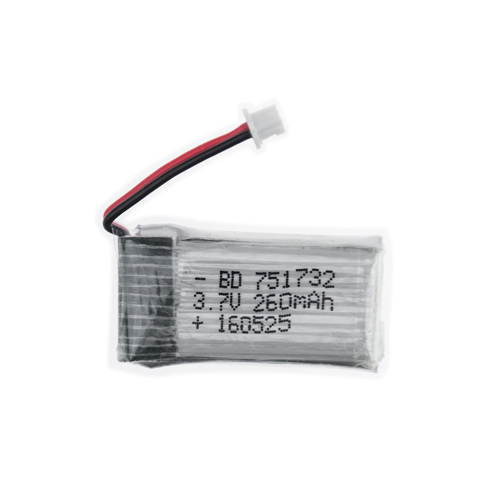 Литий полимерный аккумулятор для квадрокоптера JRC H20 3 7 в 260 мАч 2 шт.|battery for jjrc h20|lipo